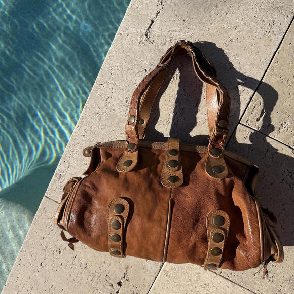 Vintage 2006 Chloé Brown Leather Bag Purse